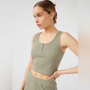 Dorthea Tank Dry Basil Green Sunday Best Aritzia